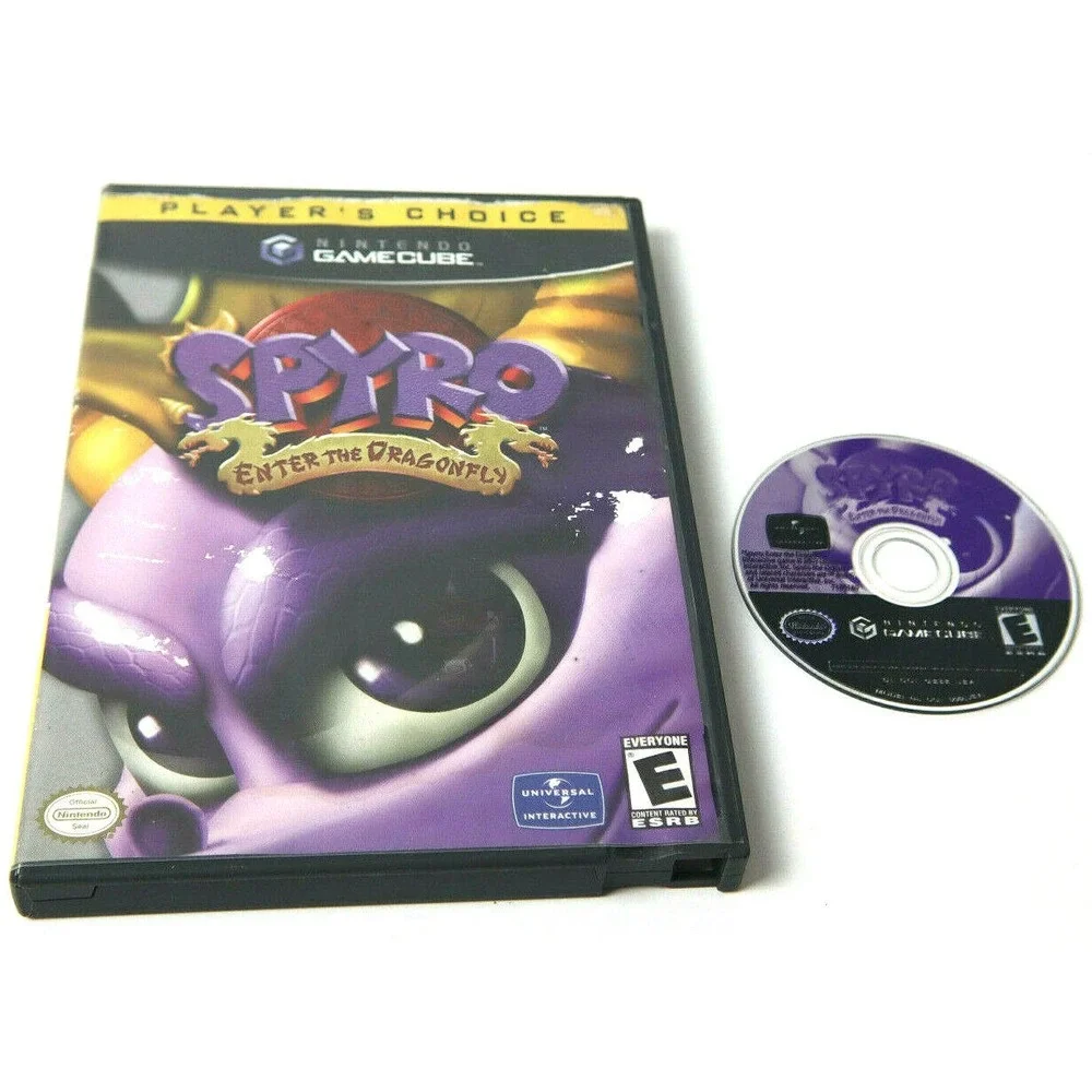 SPYRO: ENTER THE DRAGONFLY - GAMECUBE GAME - GAME & CASE! PLAYER'S‎ CHOICE